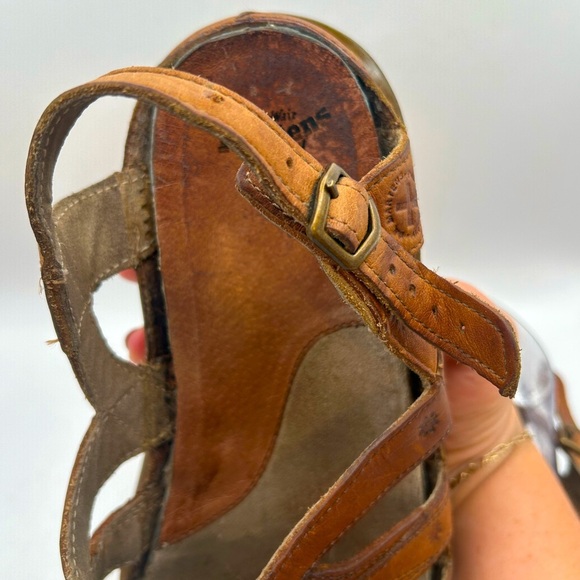 Vintage Dr. Martens Daisy Brown Leather Fisherman Sandals Chunky Women’s SZ 10 - Picture 8 of 17